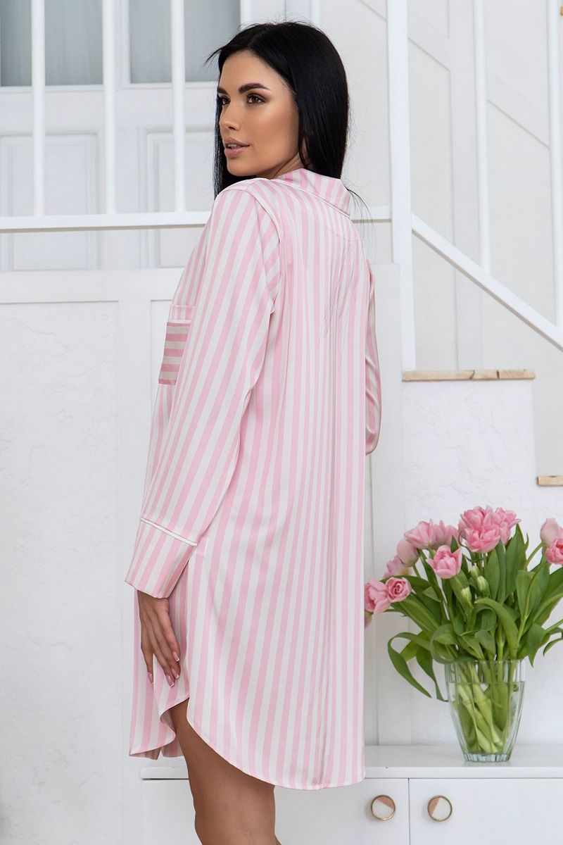 Сорочка с пуговицами Р1480 rose