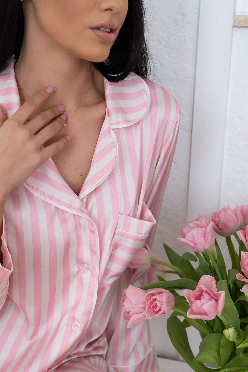 Сорочка с пуговицами Р1480 rose