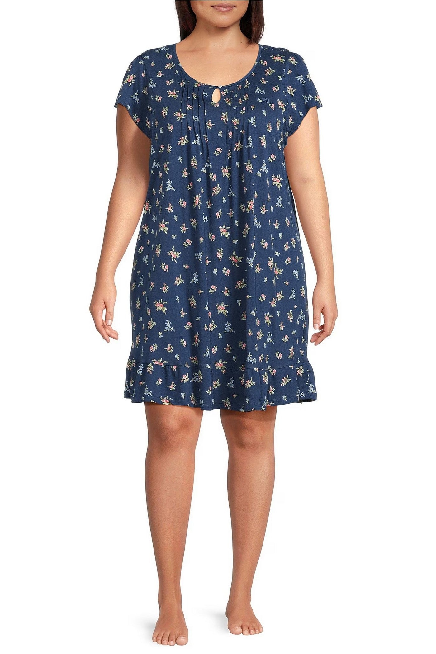 Бавовняна домашня сукня 995823360 blue