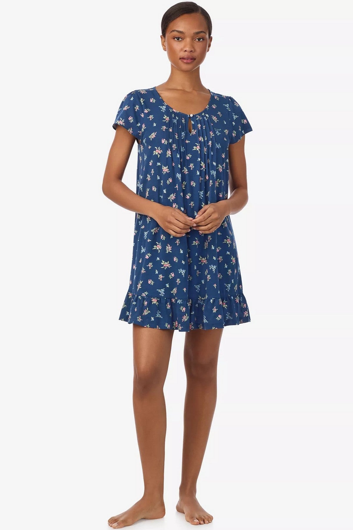 Бавовняна домашня сукня 995823360 blue