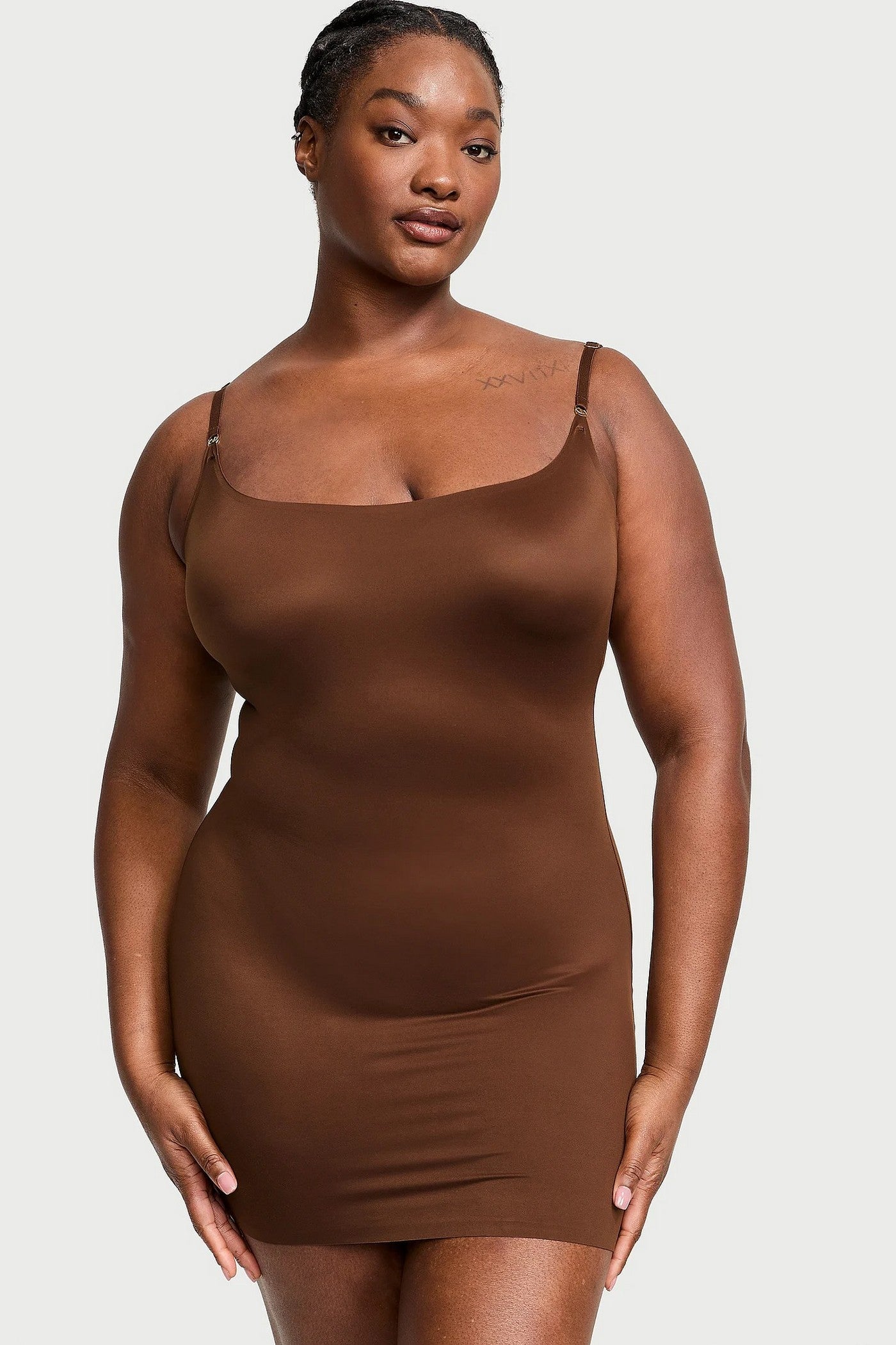 Бесшовная сорочка 721032983 brown