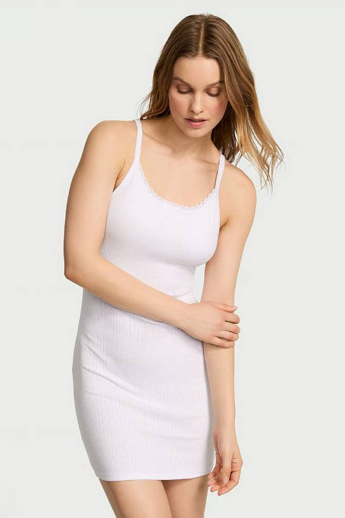 Домашнее платье-комбинация 745242599 white