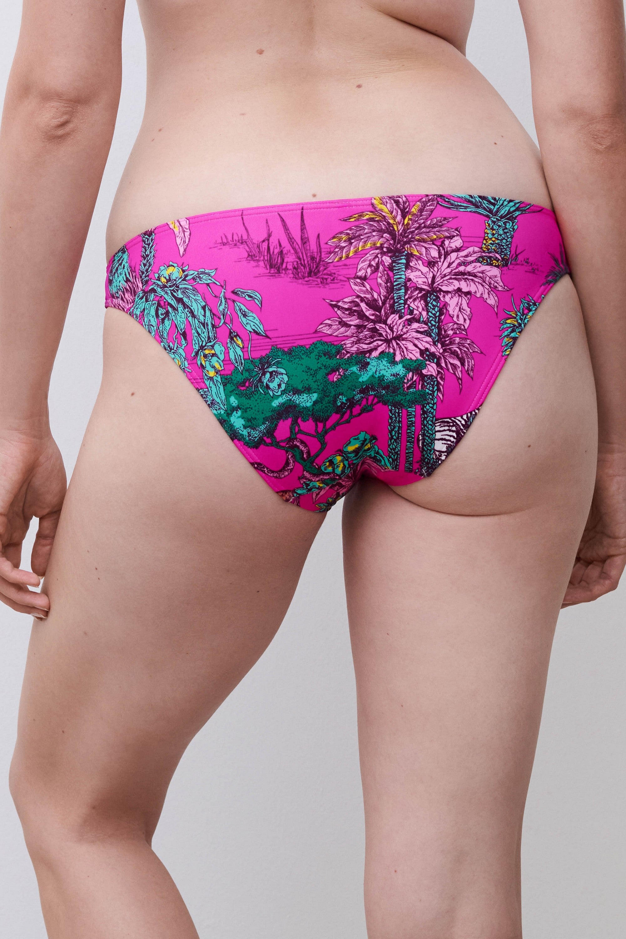 Плавки бікіні 17UA0 Sauvage pink jungle Chantelle спина
