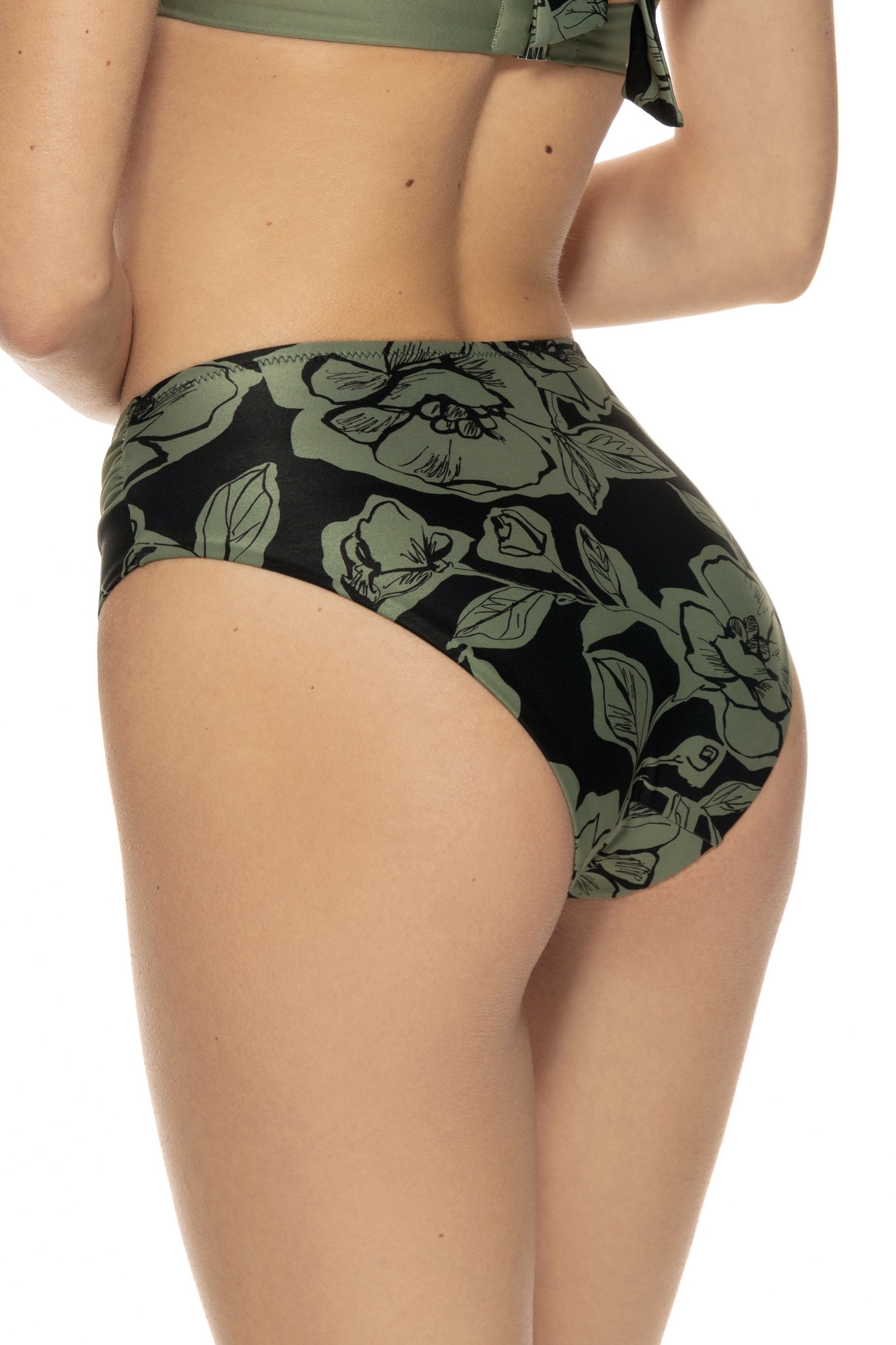 Плавки слип 6458/31 Sasha green/black