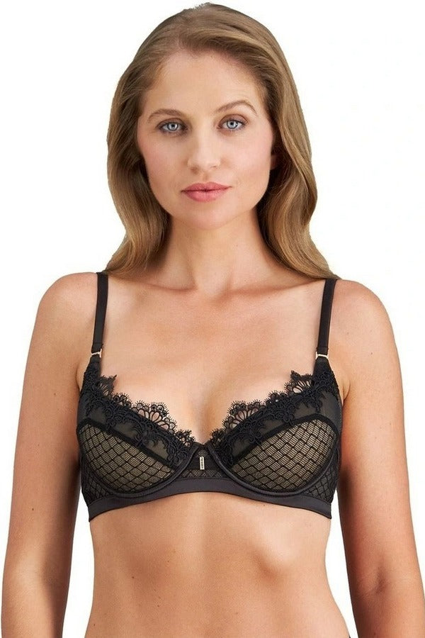 Плотный бюстгальтер из кружева 291369 Couture Bianca Nera black