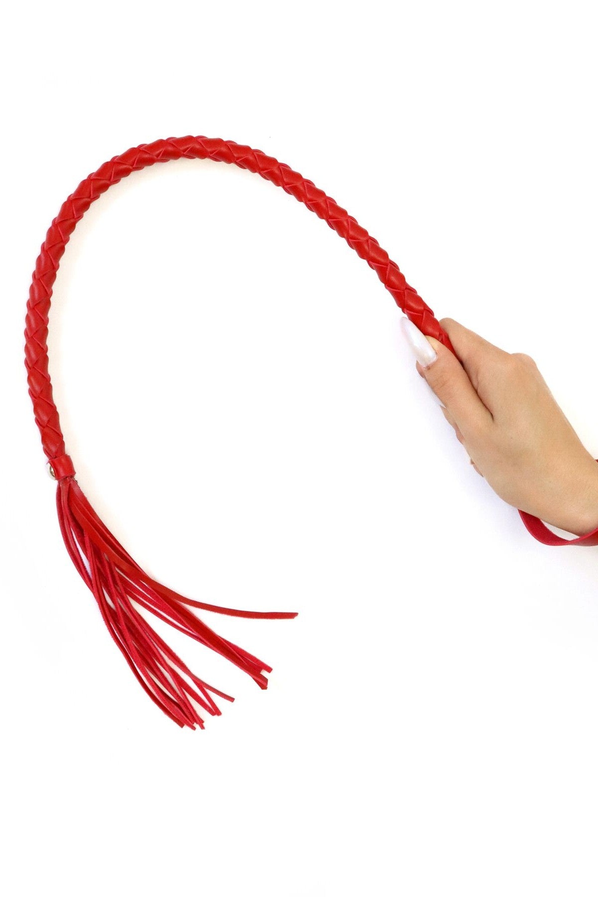 Плеть из эко-кожи Mistress red