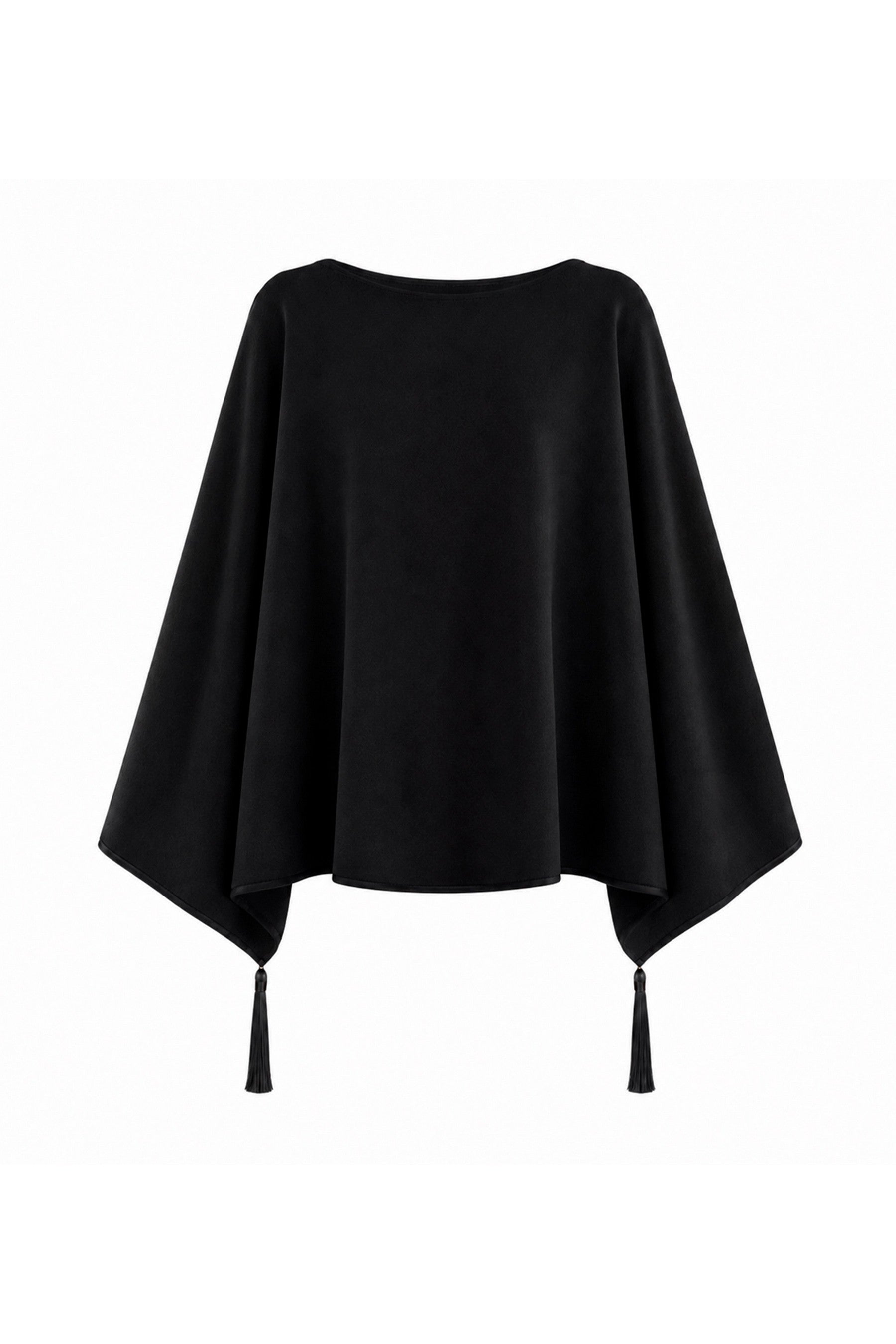 Велюрове пончо 650-2135/01 black Anabel Arto