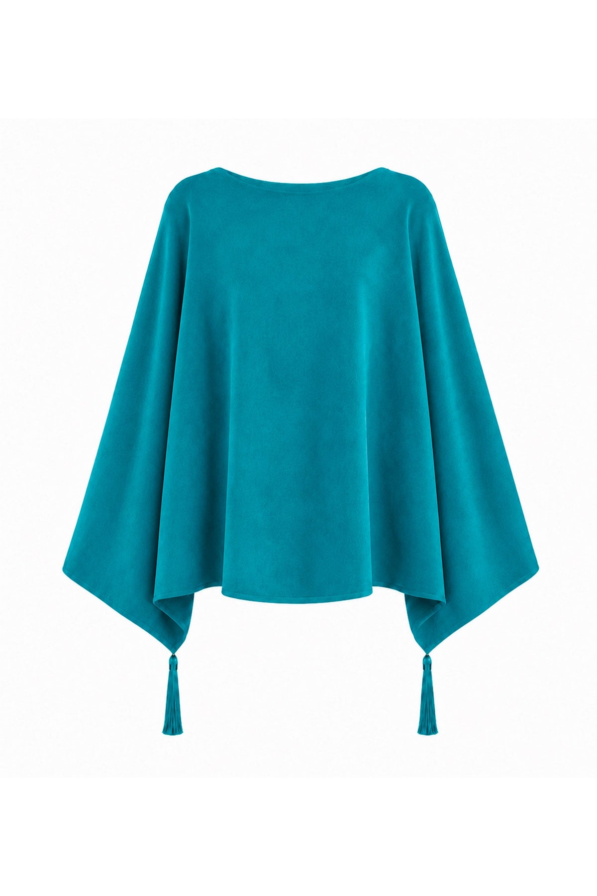Велюрове пончо 650-2135/119 emerald Anabel Arto