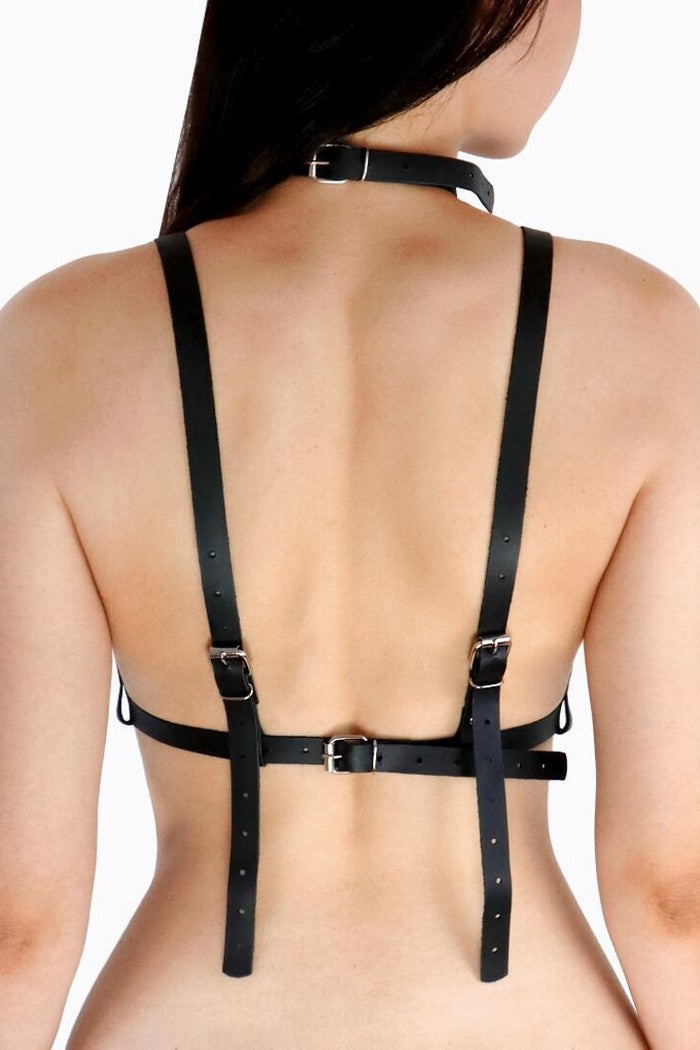 Кожаная портупея Delaria Leather harness black