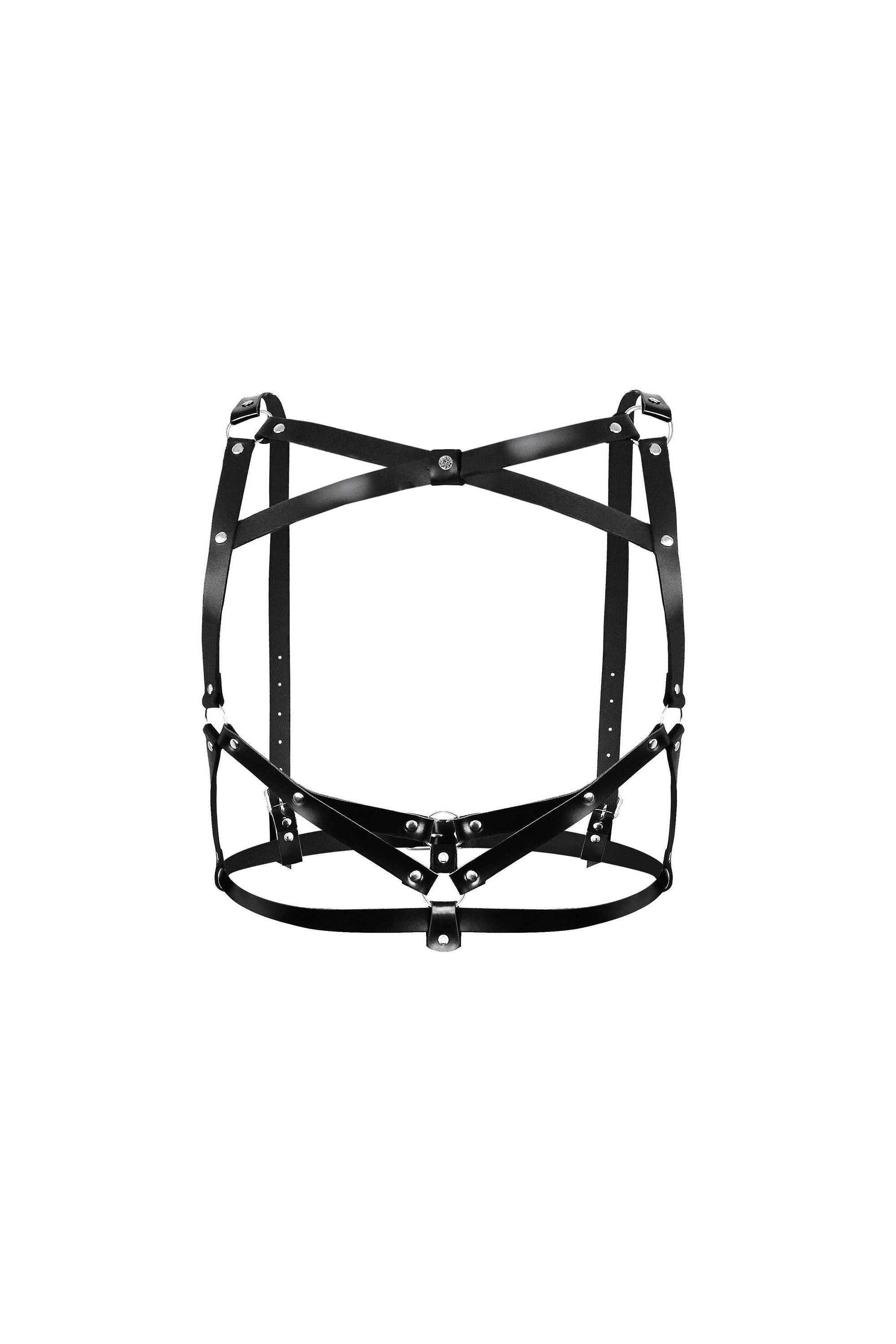 Кожаная портупея Leather Sheron black