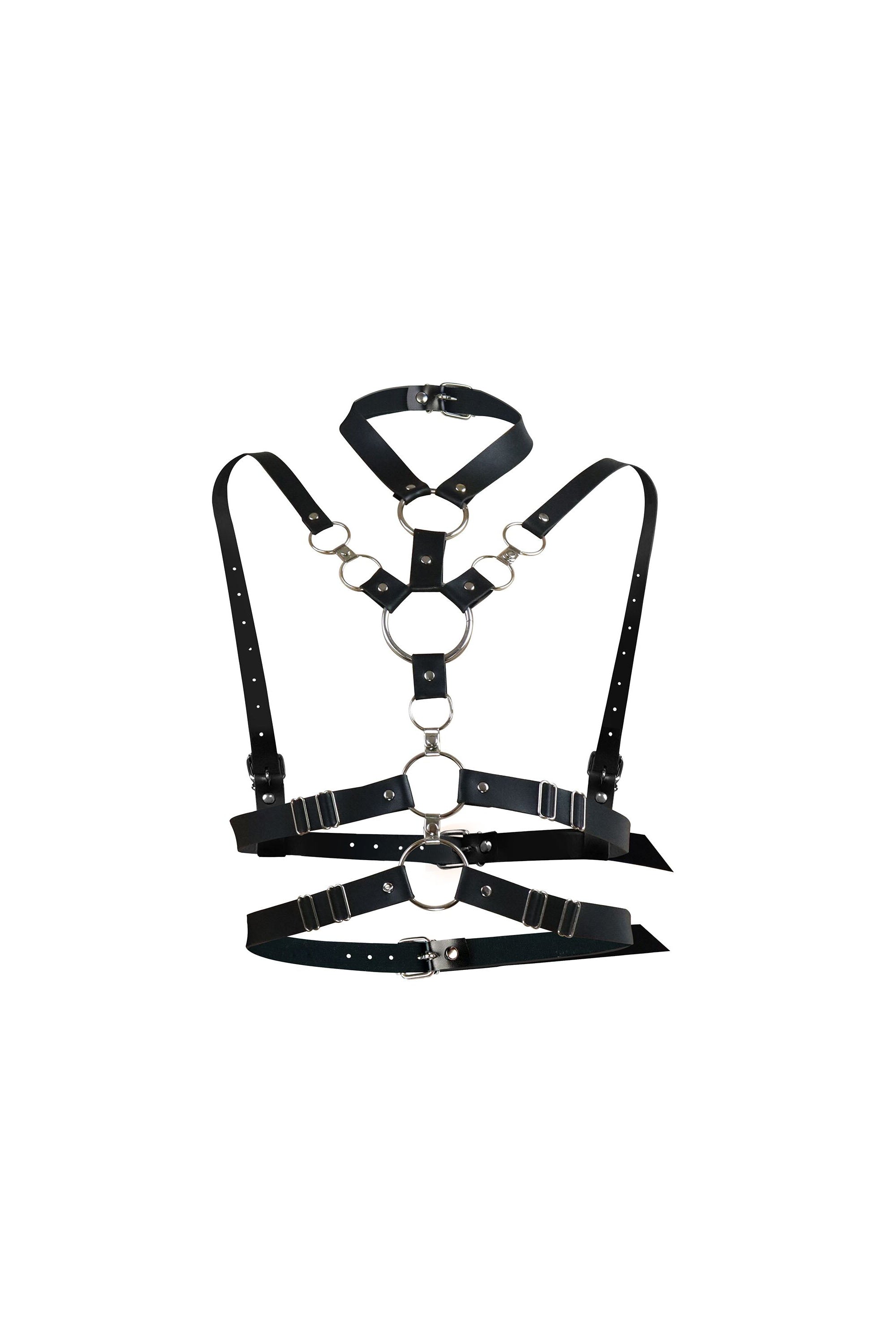 Кожаная портупея Roxi black