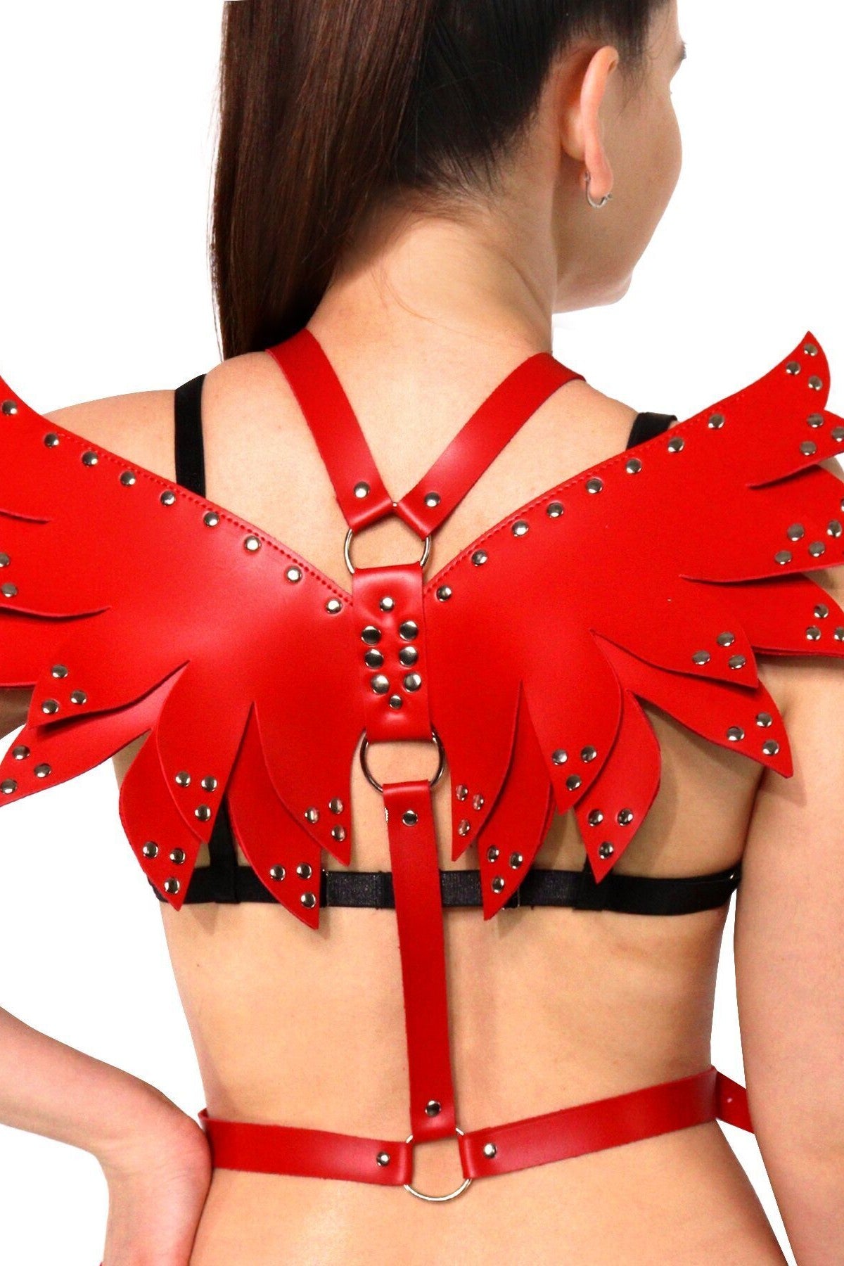 Портупея з крилами Wings red