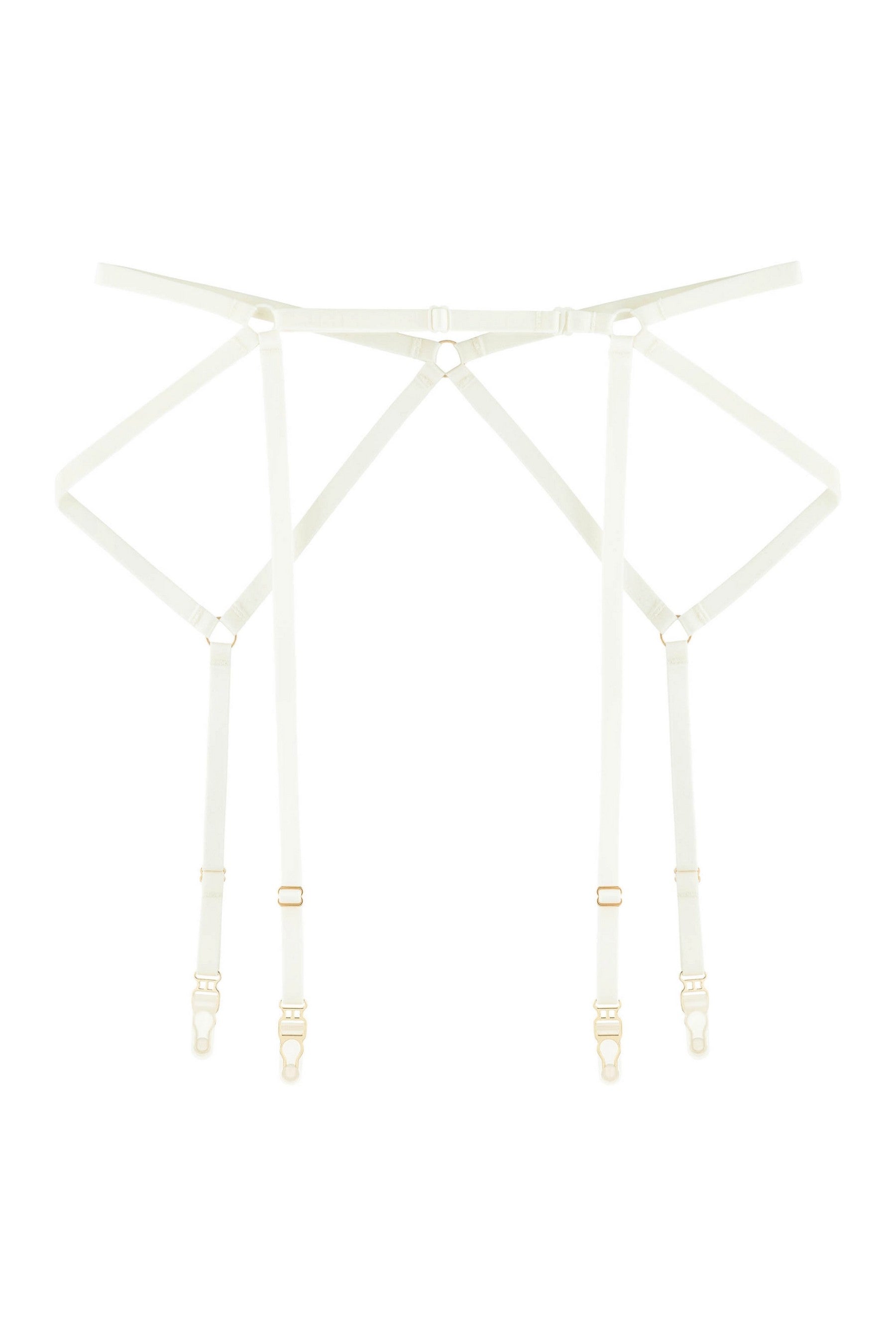 Пояс для чулок из ремешков 8189-50/03 champagne