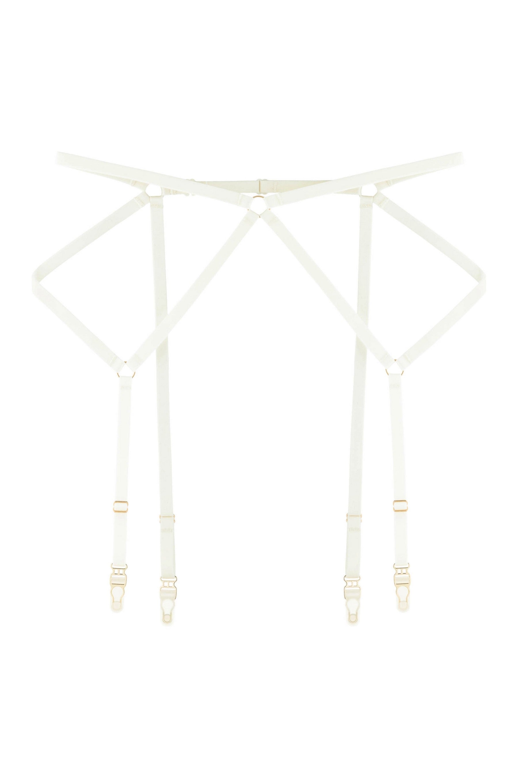 Пояс для чулок из ремешков 8189-50/03 champagne