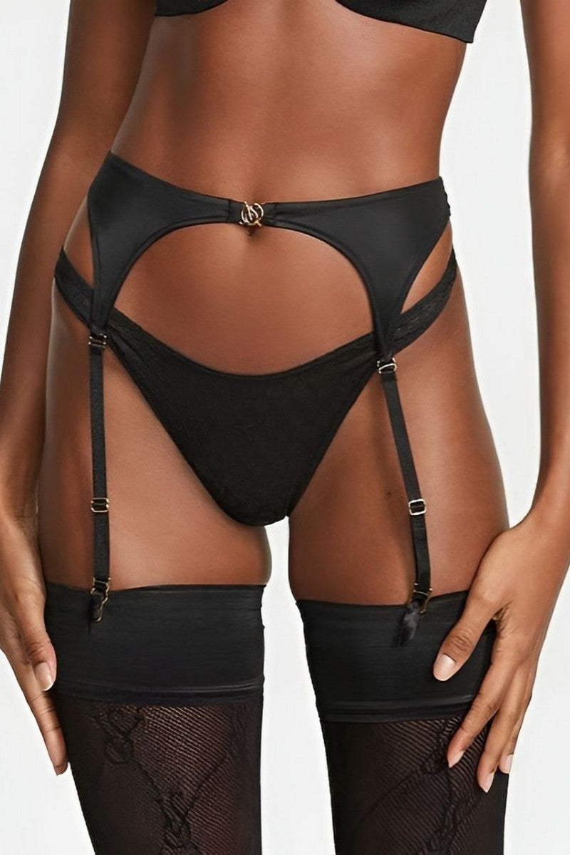 Трусики с поясом 968458677 black
