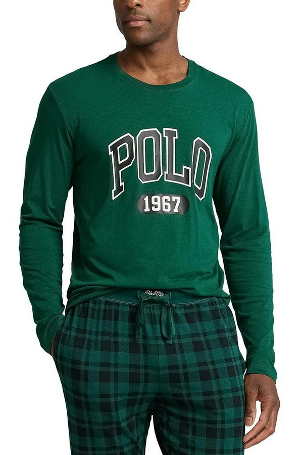 Мужская пижама с логотипом 110507391 green