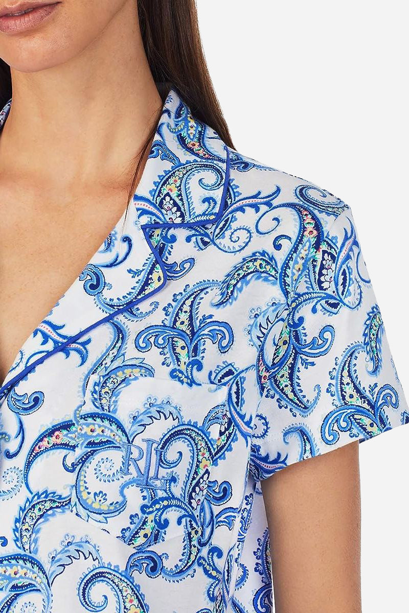 Хлопковая пижама на пуговицах 376707782 white