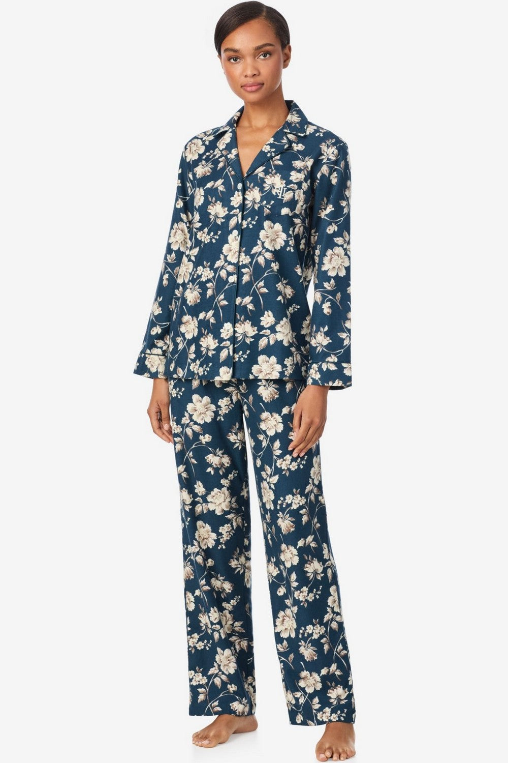 Піжама з квітковим візерунком 710229591 blue Ralph Lauren