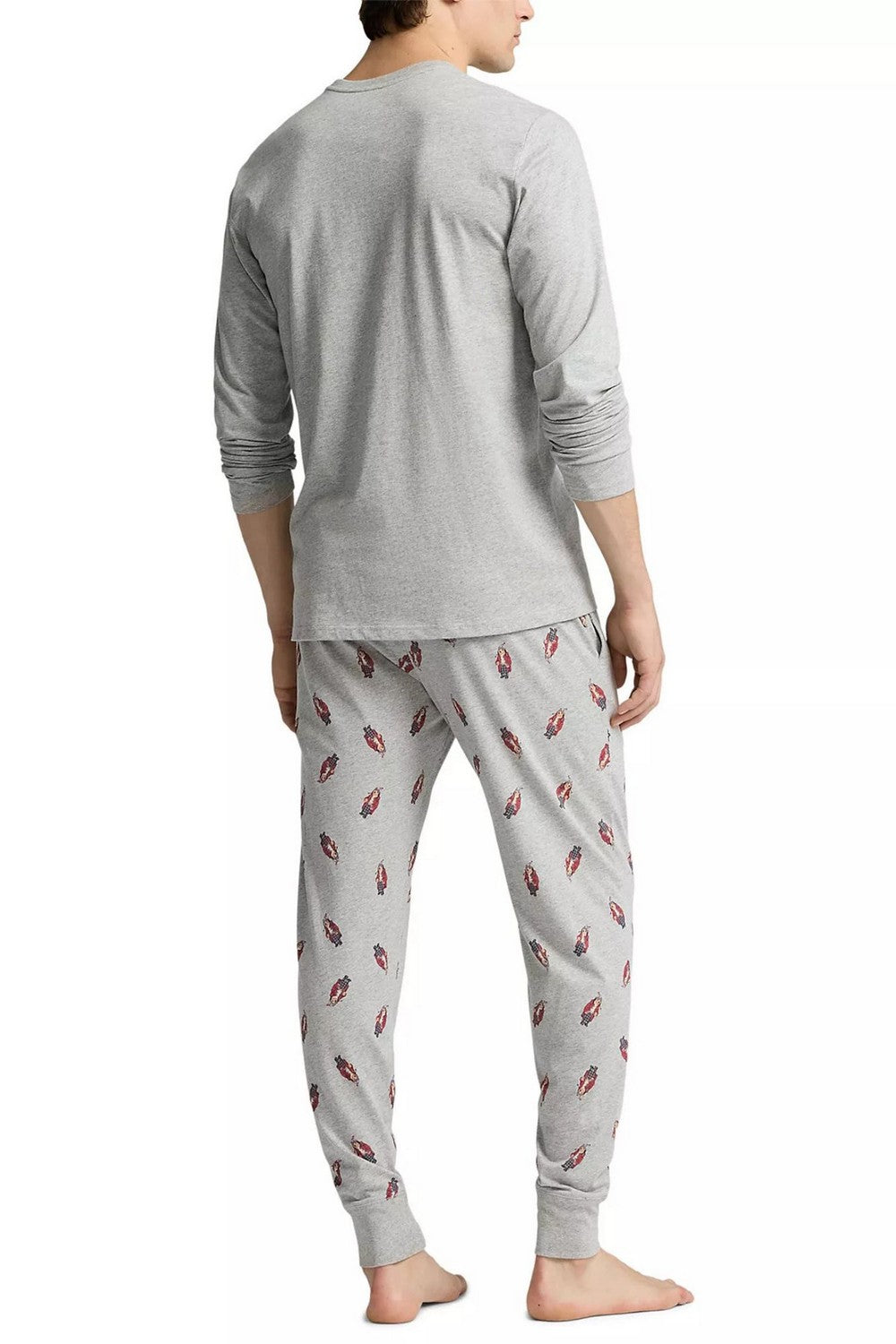 Мужская пижама с принтом 717897362 gray