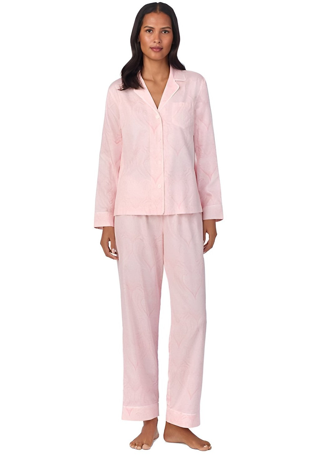 Хлопковая пижама с принтом 731320593 rose