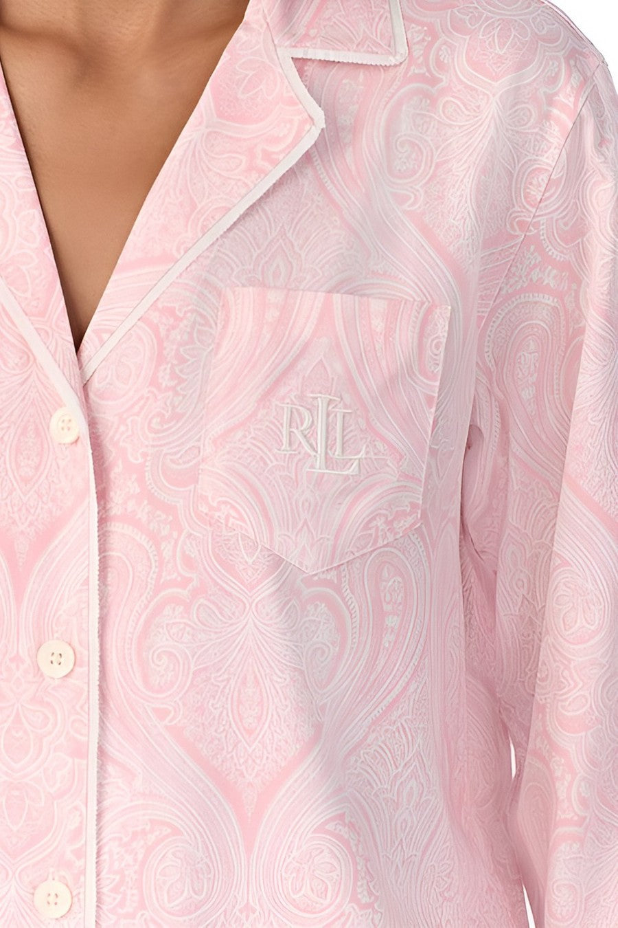 Хлопковая пижама с принтом 731320593 rose