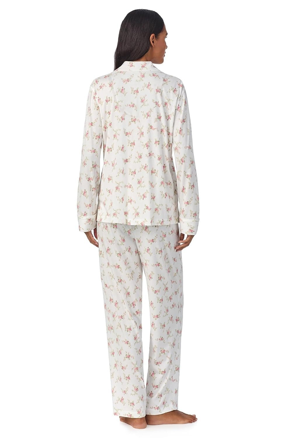 Хлопковая пижама с цветами 735085179 white