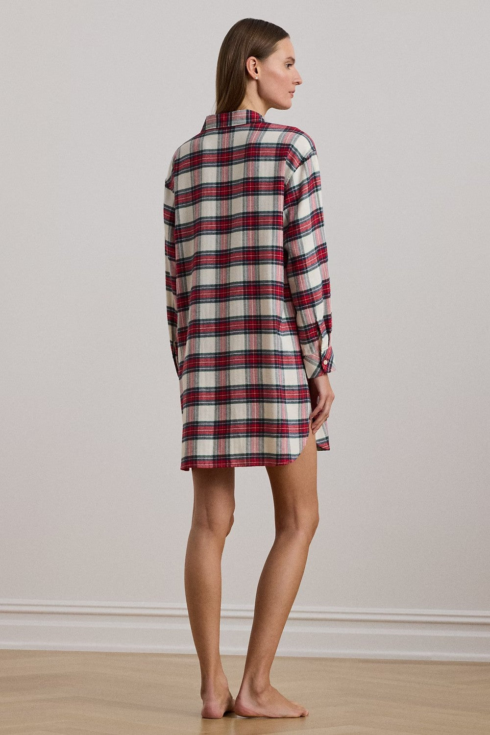 Ночная сорочка на пуговицах 837755395 red/milk