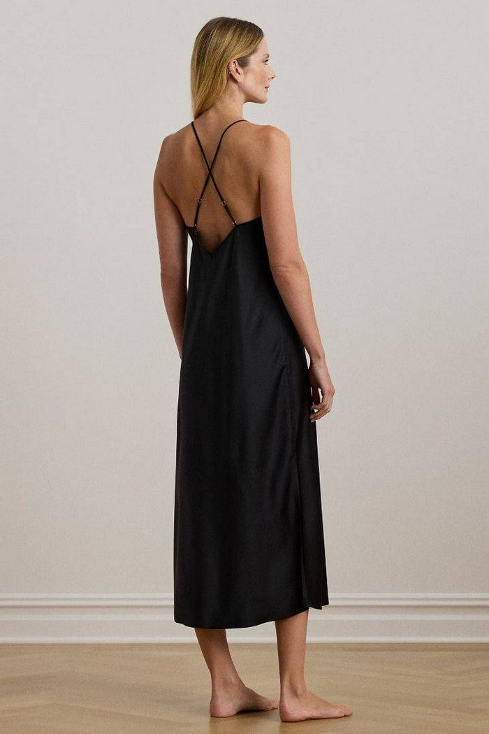 Ночная сорочка из атласа 216984962 black