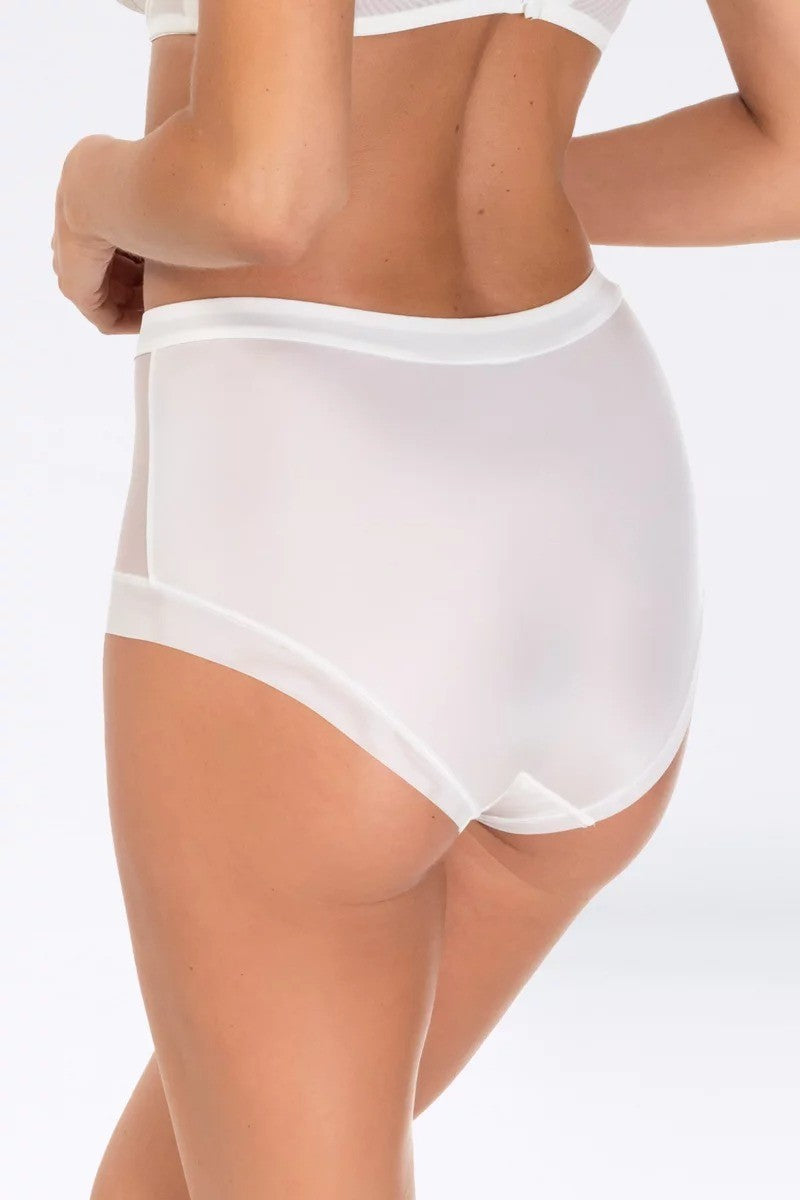 Высокие трусики слип Jessica 647638 muted white