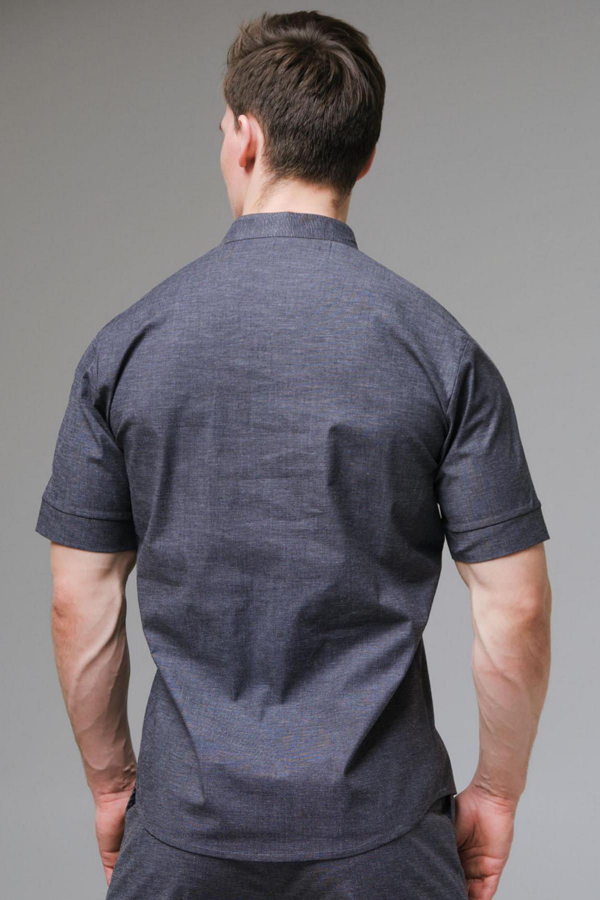 Мужская хлопковая рубашка 1613/69009