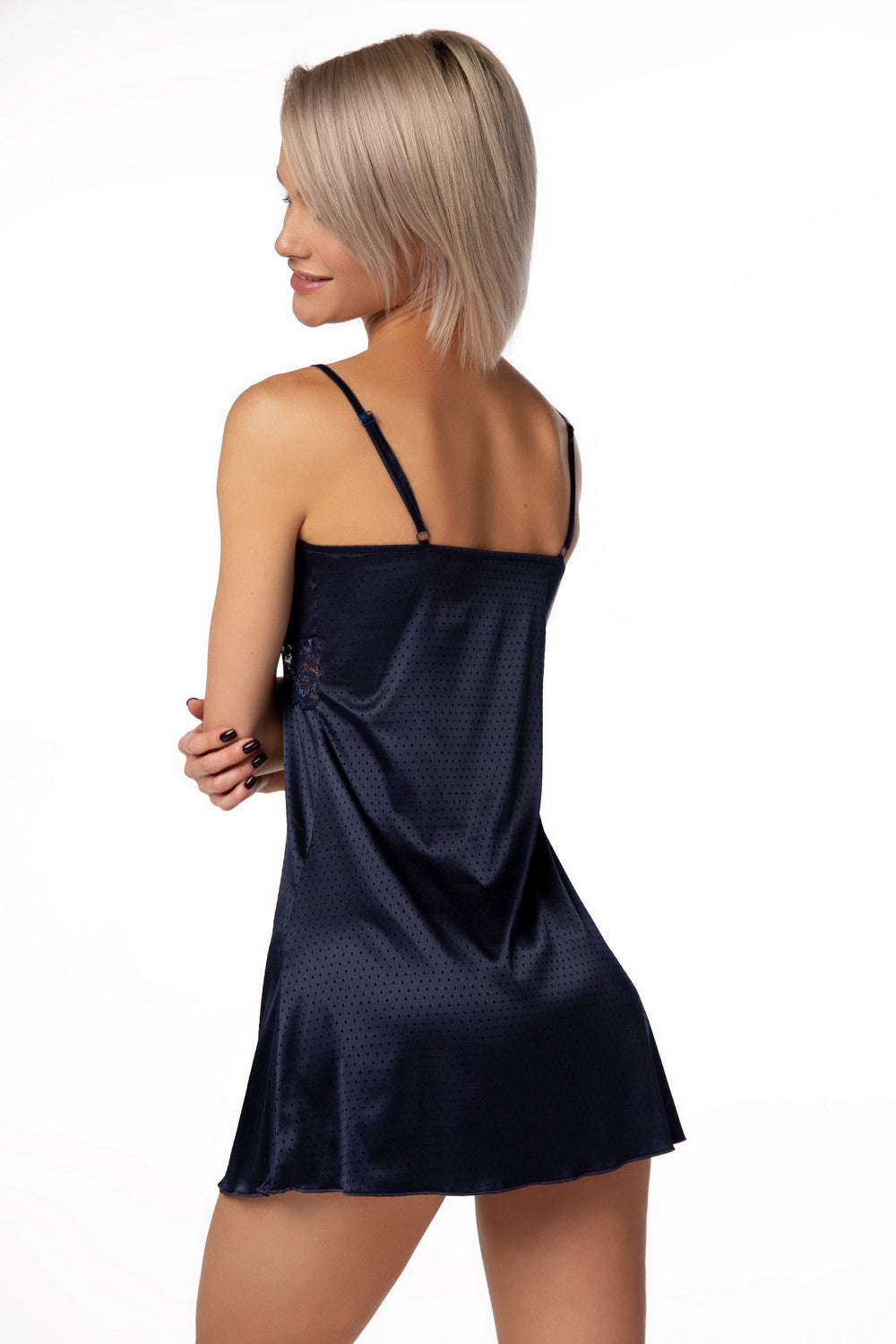 Ночная сорочка с кружевом Meri blue