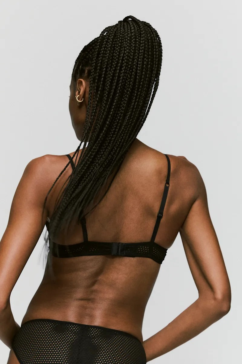 Мереживний бюстгальтер балконет 3501412 Lisa black