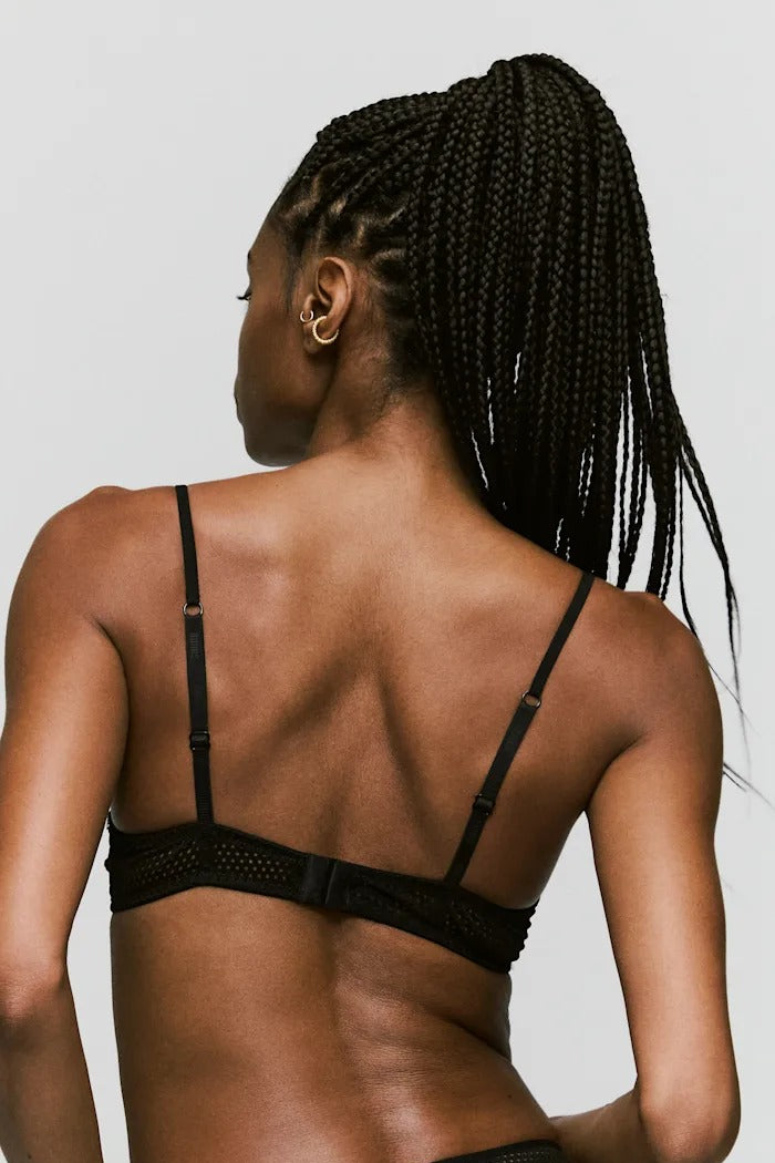 Кружевной бюстгальтер на косточках 3501423 Lisa black