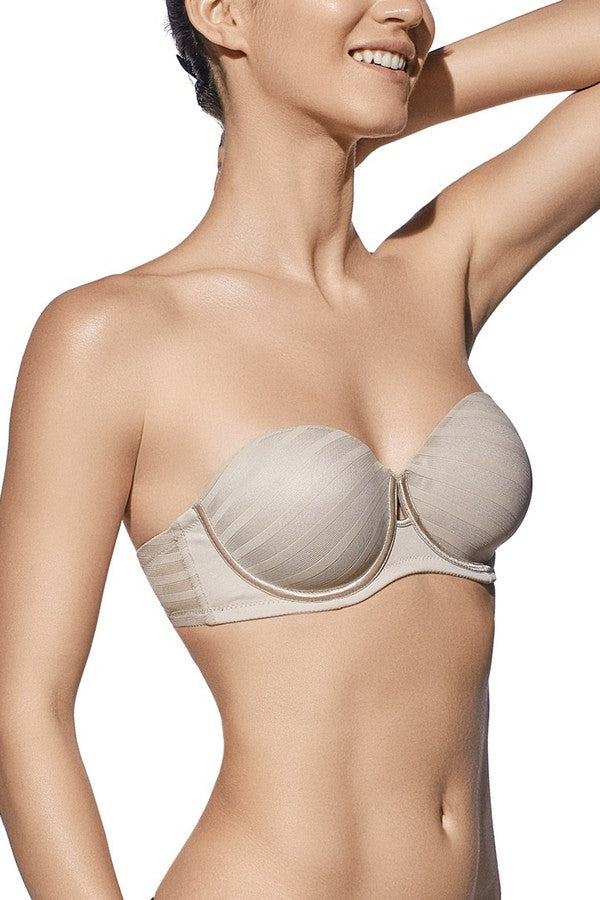 Бюстгальтер со съемными бретелями Livia beige