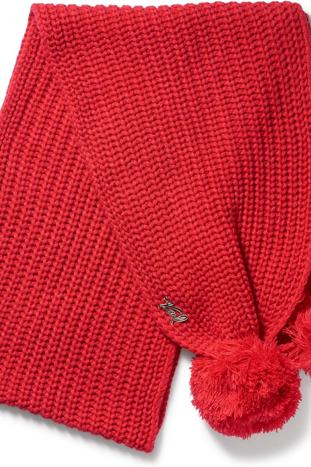 Шарф с помпонами 331546288 red