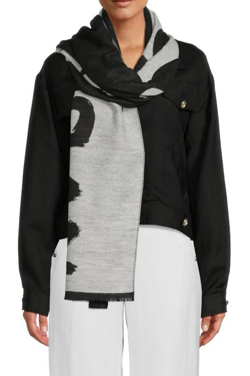 Шарф с логотипом 341455917 black/gray