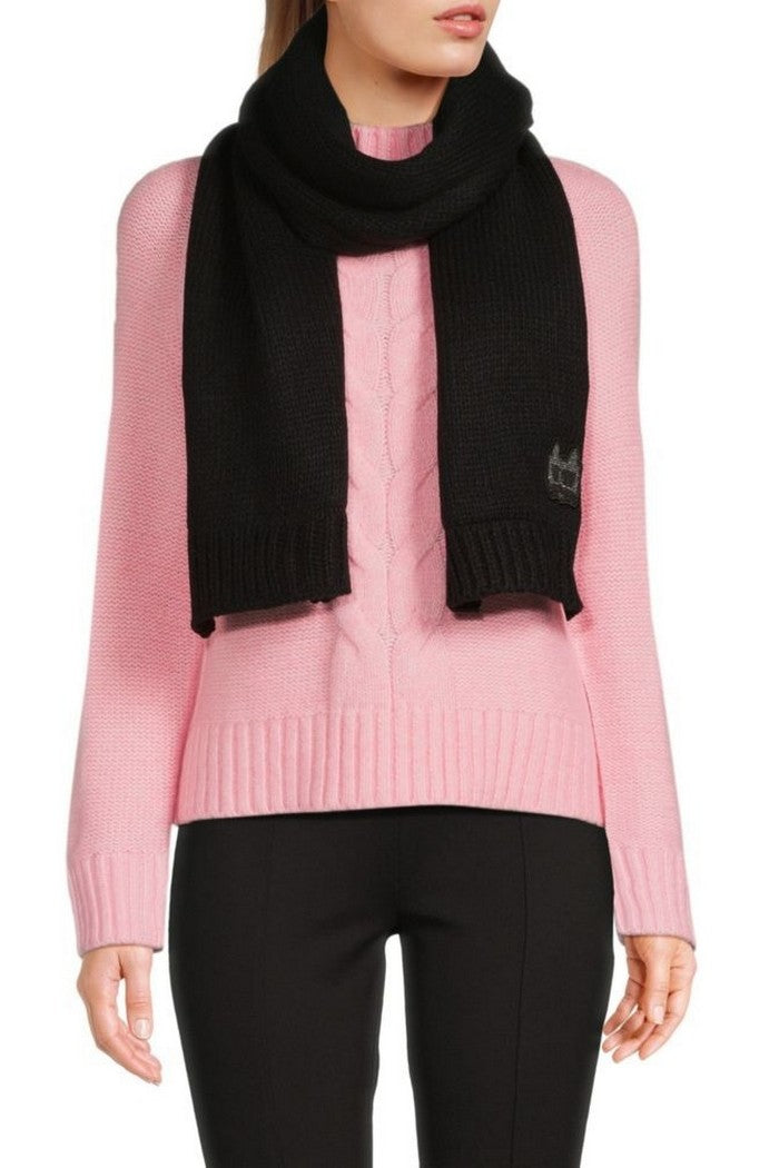 Шарф со стразами 81218400 black