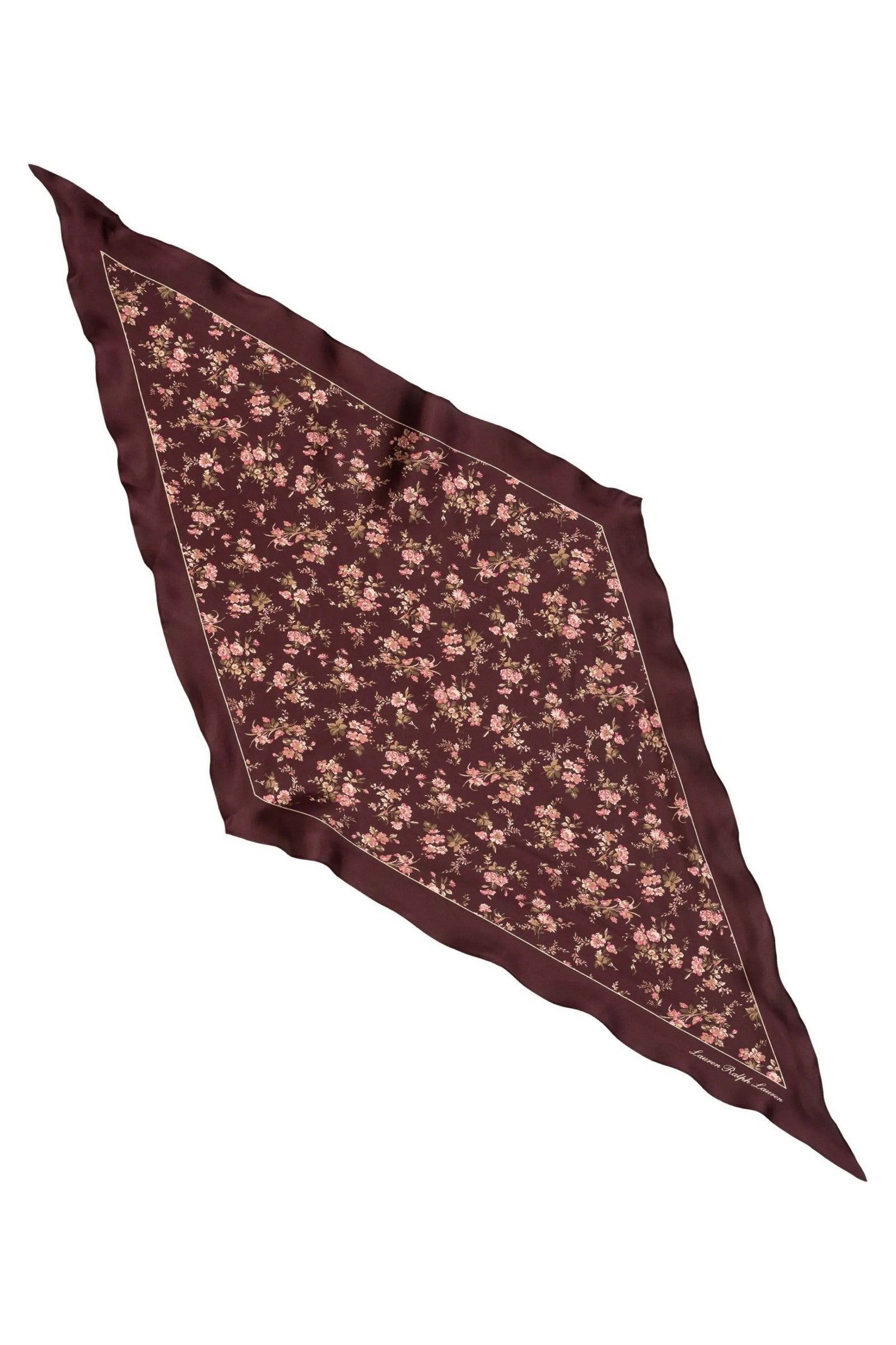 Шовковий шарф 317546288 brown Ralph Lauren