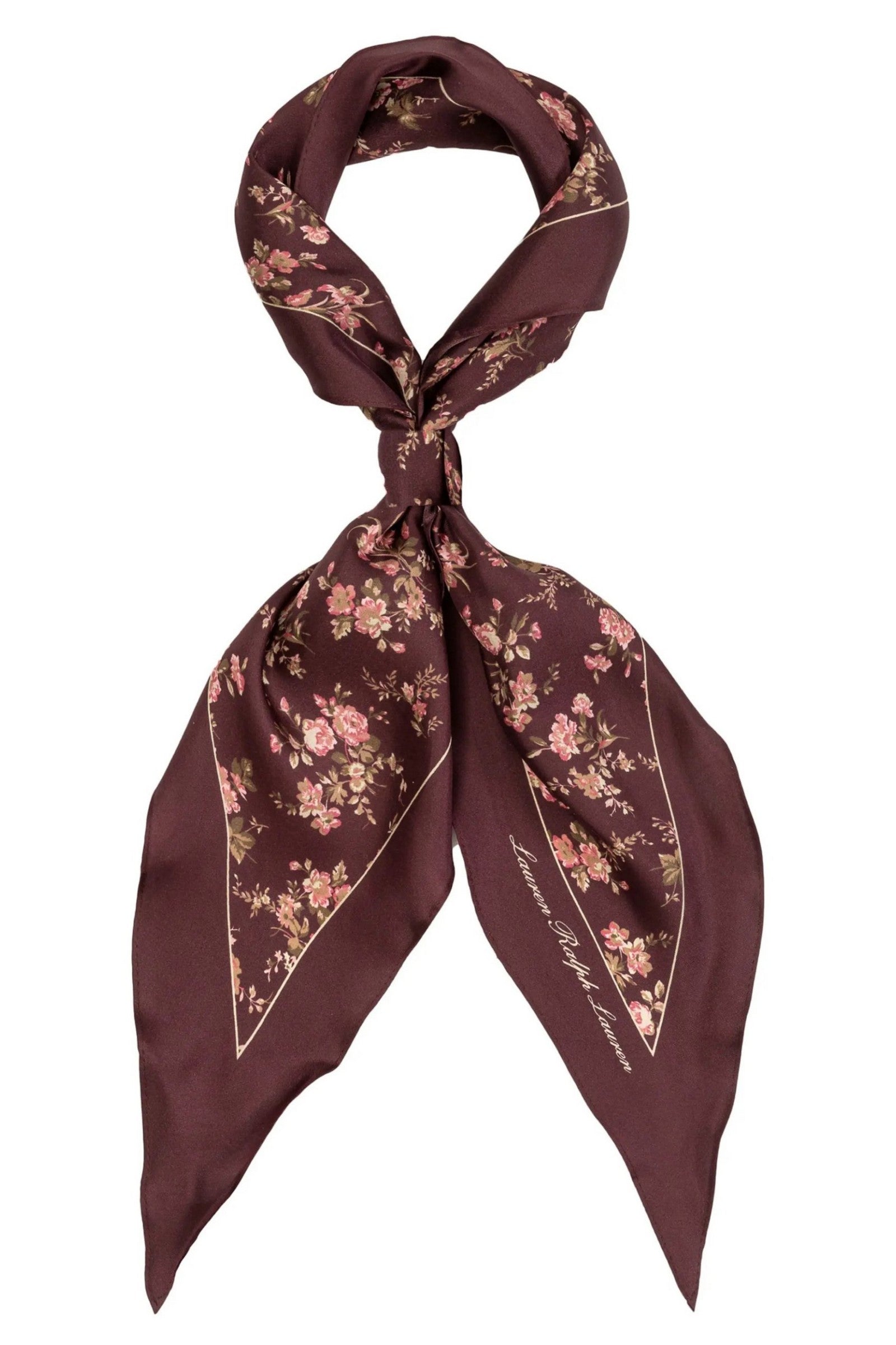 Шовковий шарф 317546288 brown Ralph Lauren