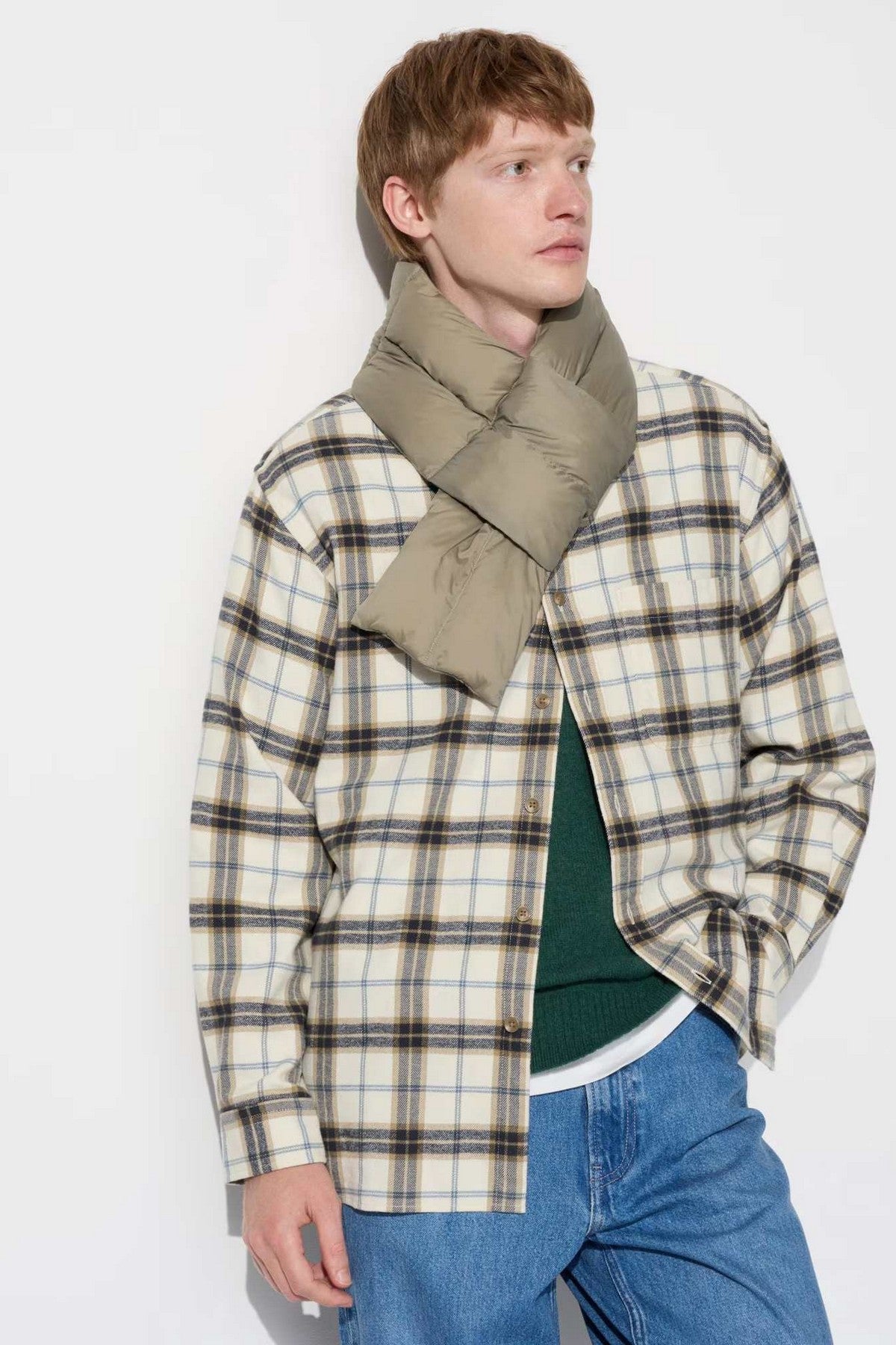 Утепленный шарф 482811572 beige