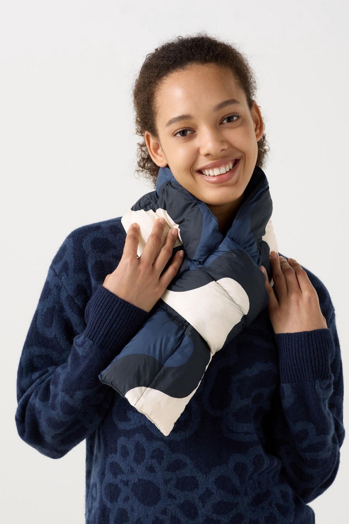 Утеплений шарф 612001673 blue