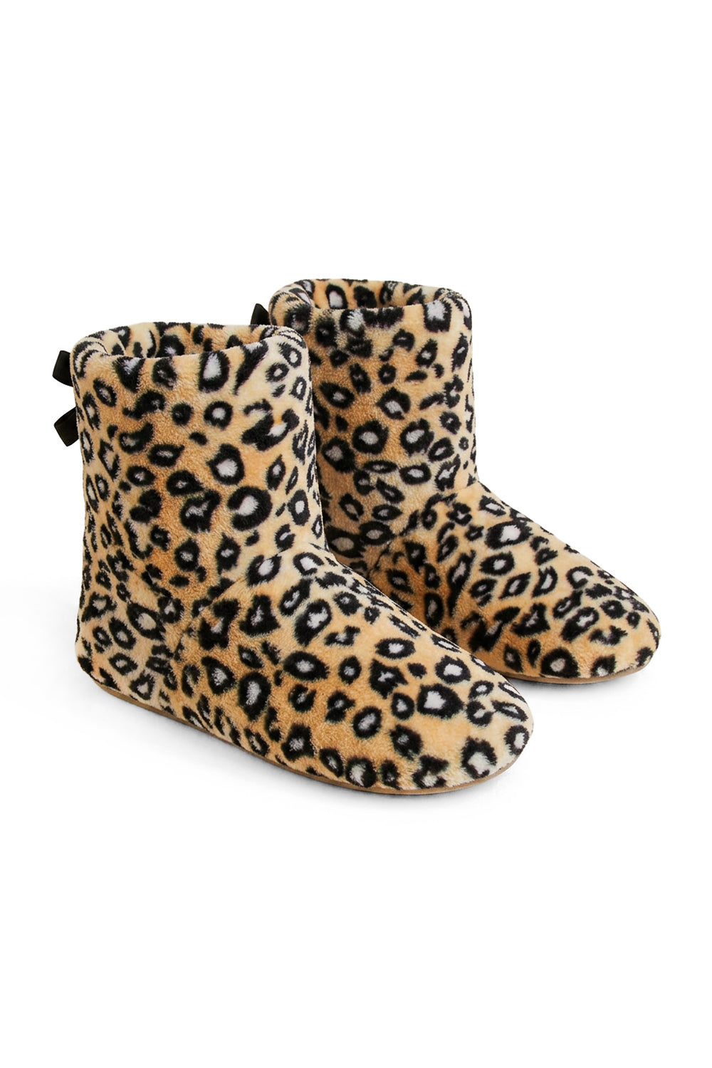 Домашние сапожки в леопардовый принт 016 UGG brown
