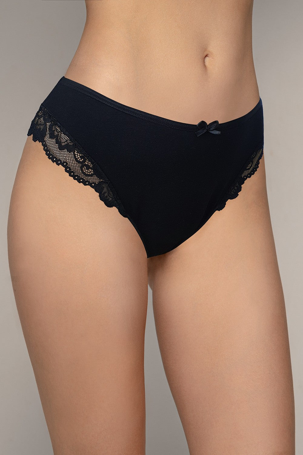 Хлопковые трусики слип BLB 117 (2 шт.) black