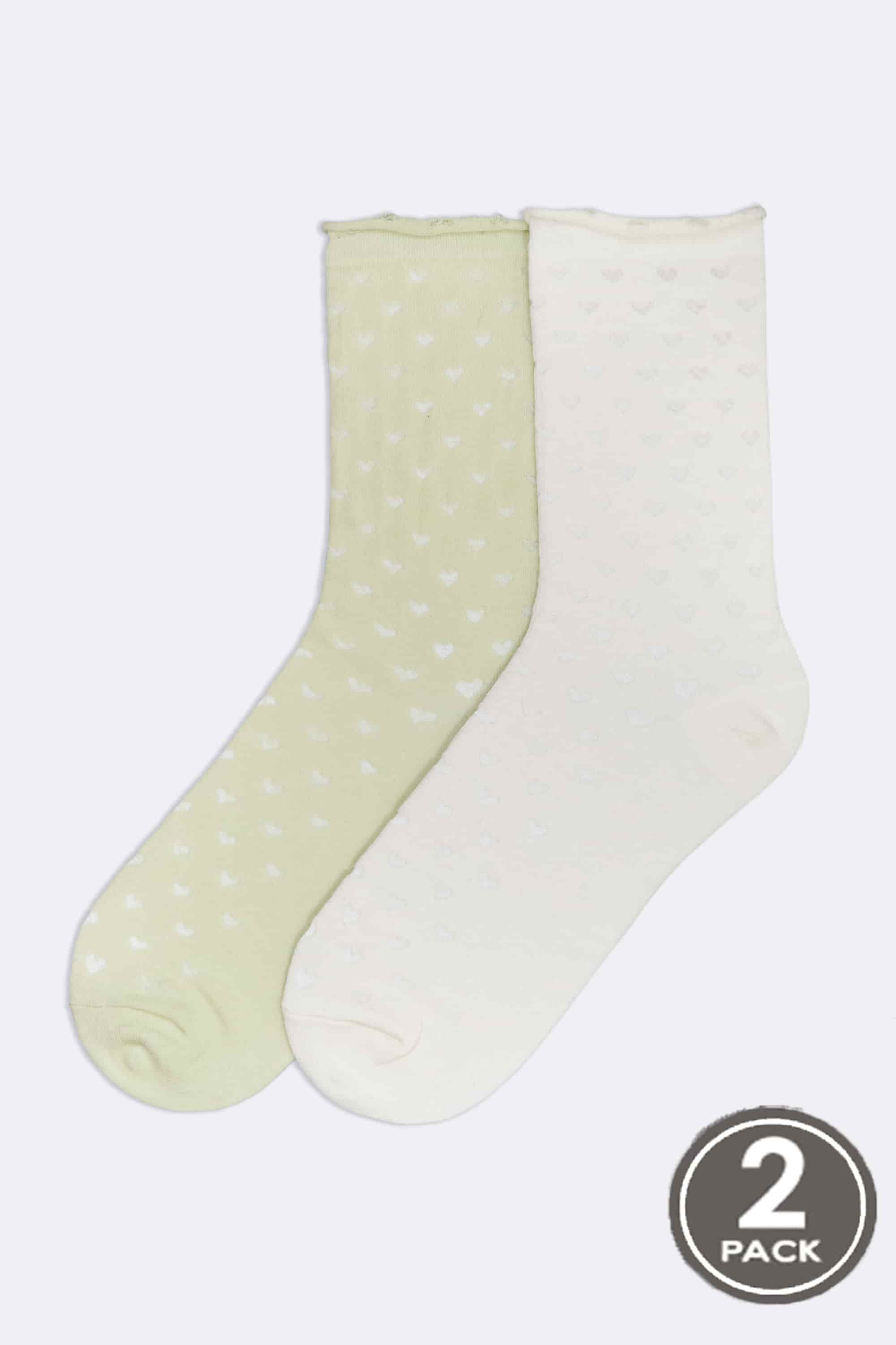 Хлопковые носки с сеткой G17 Cotton Heart (2 пары)