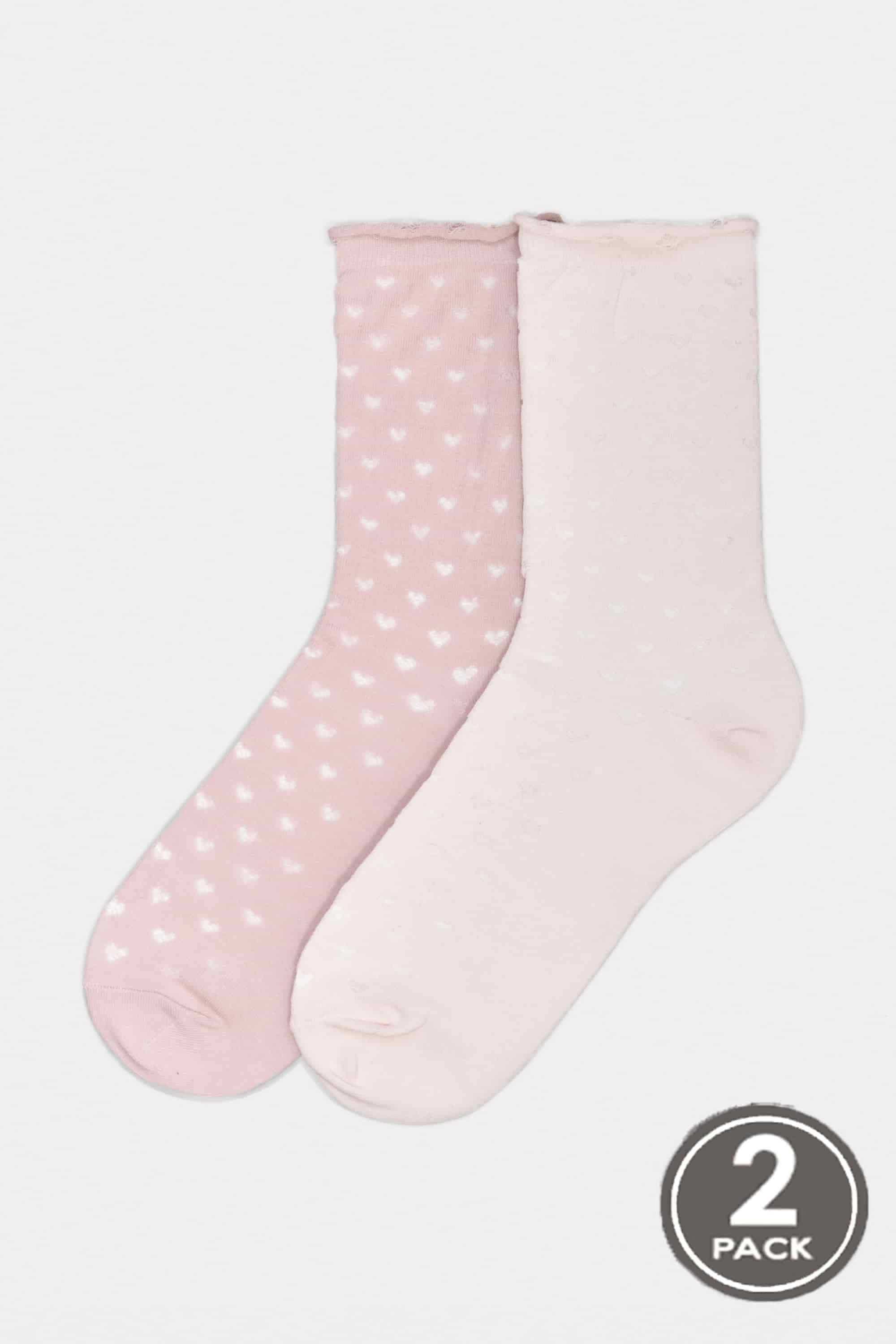 Хлопковые носки с сеткой G17 Cotton Heart (2 пары)