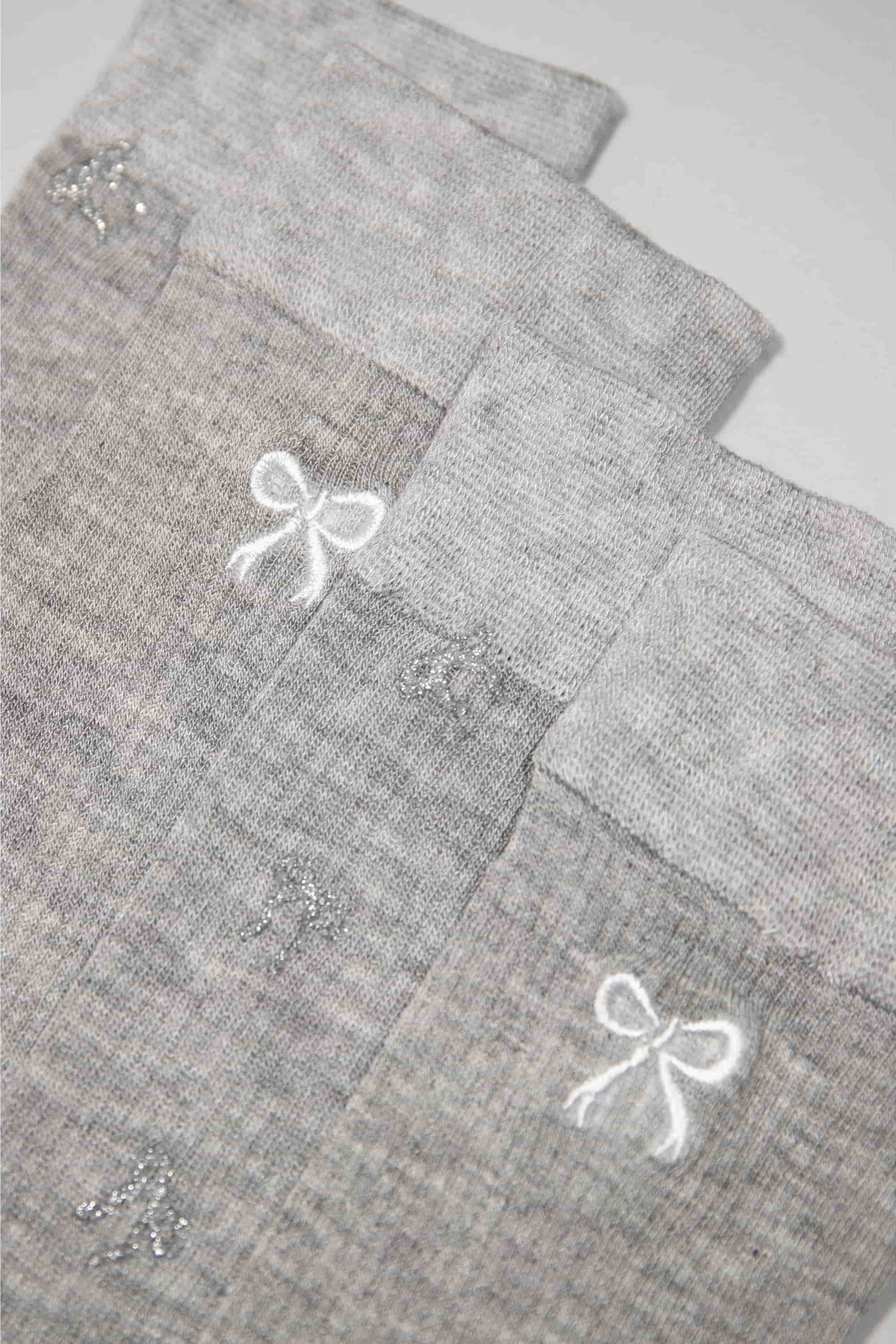 Шкарпетки з люрексом G18 Bamboo Bow (2 пари)