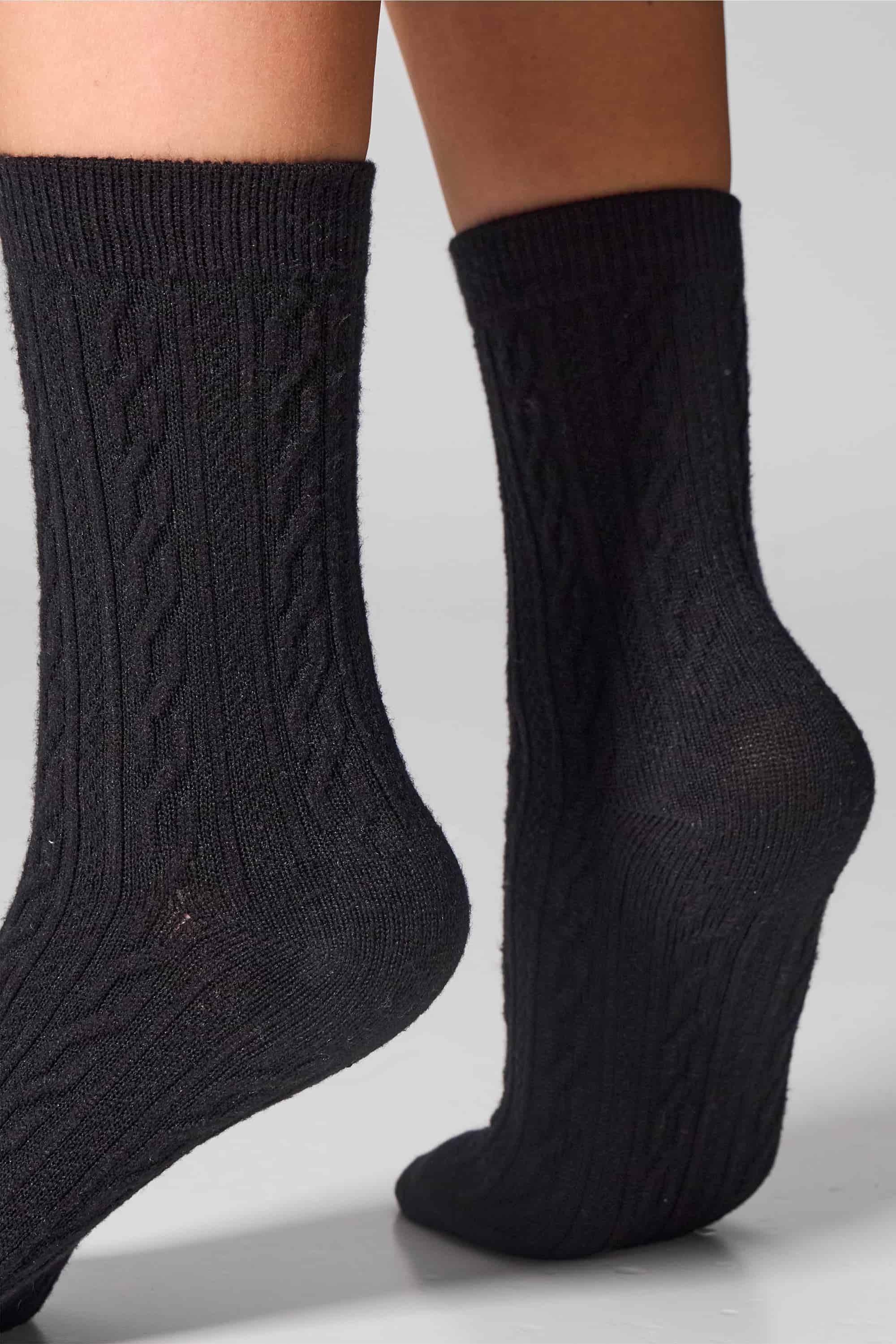 Рельефные носки WC28 Velvet Touch (2 пары) black