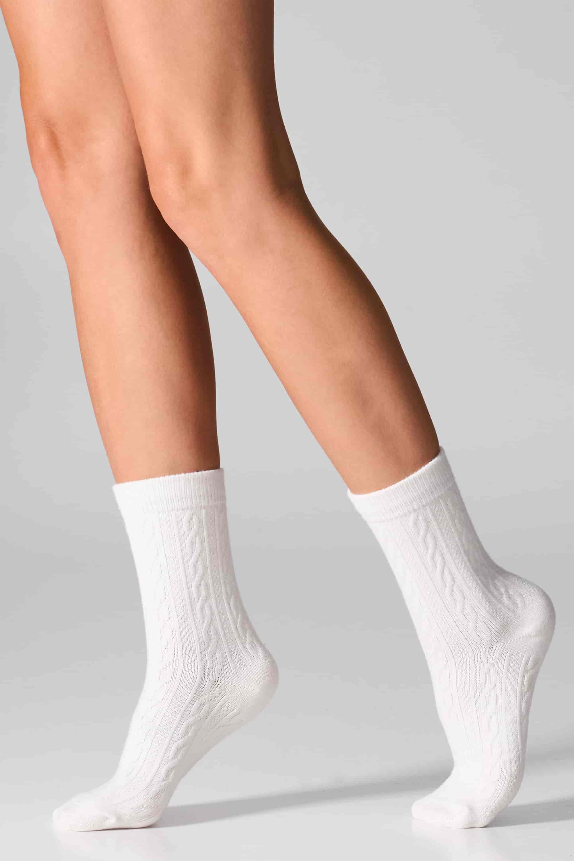 Рельефные носки WC28 Velvet Touch (2 пары) white