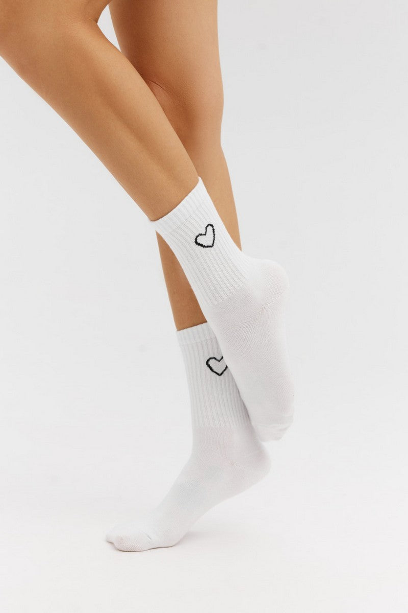 Высокие спортиные носки LSO03-4 white