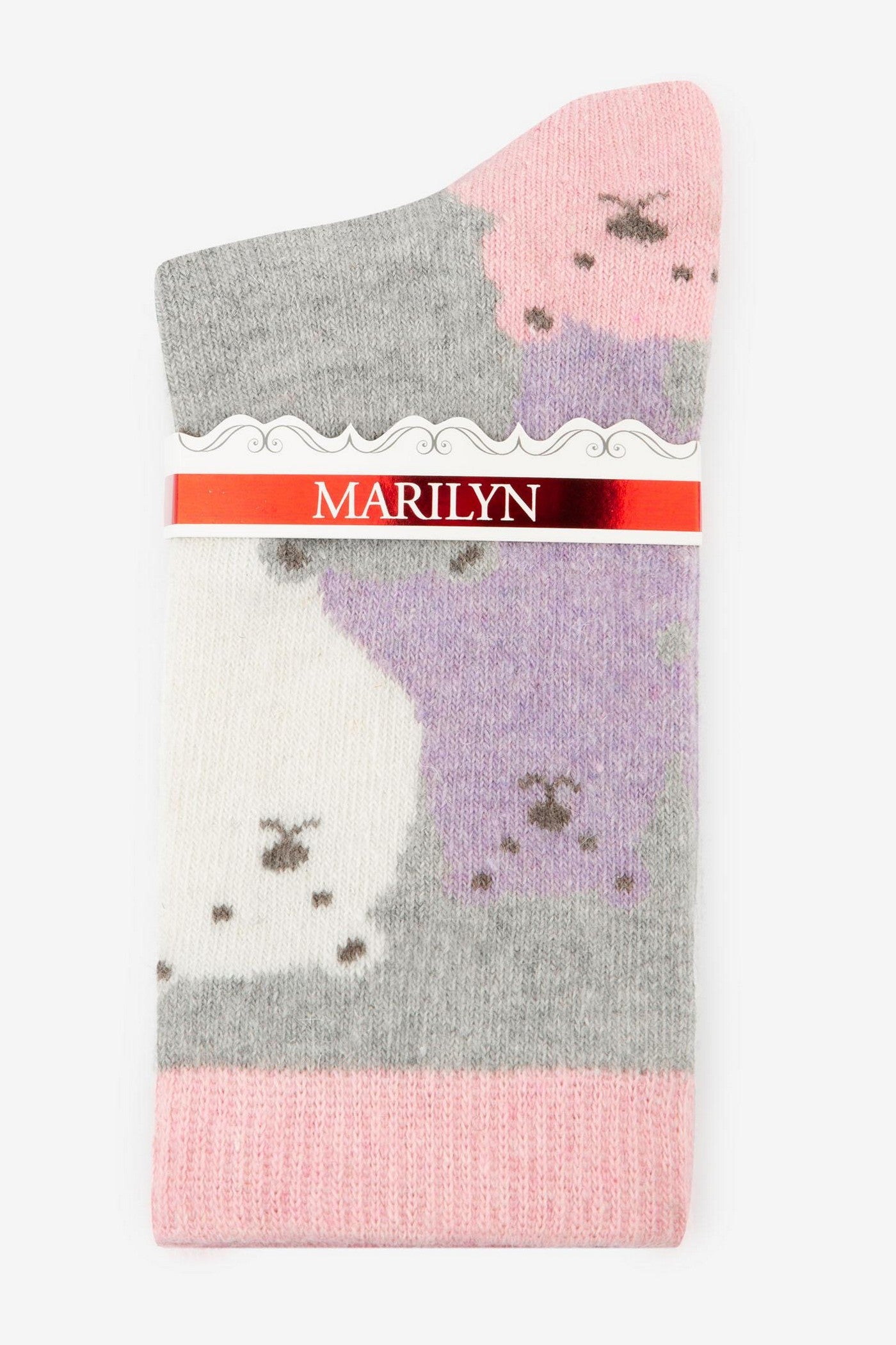 Ангоровые носки D34 No Terry pink